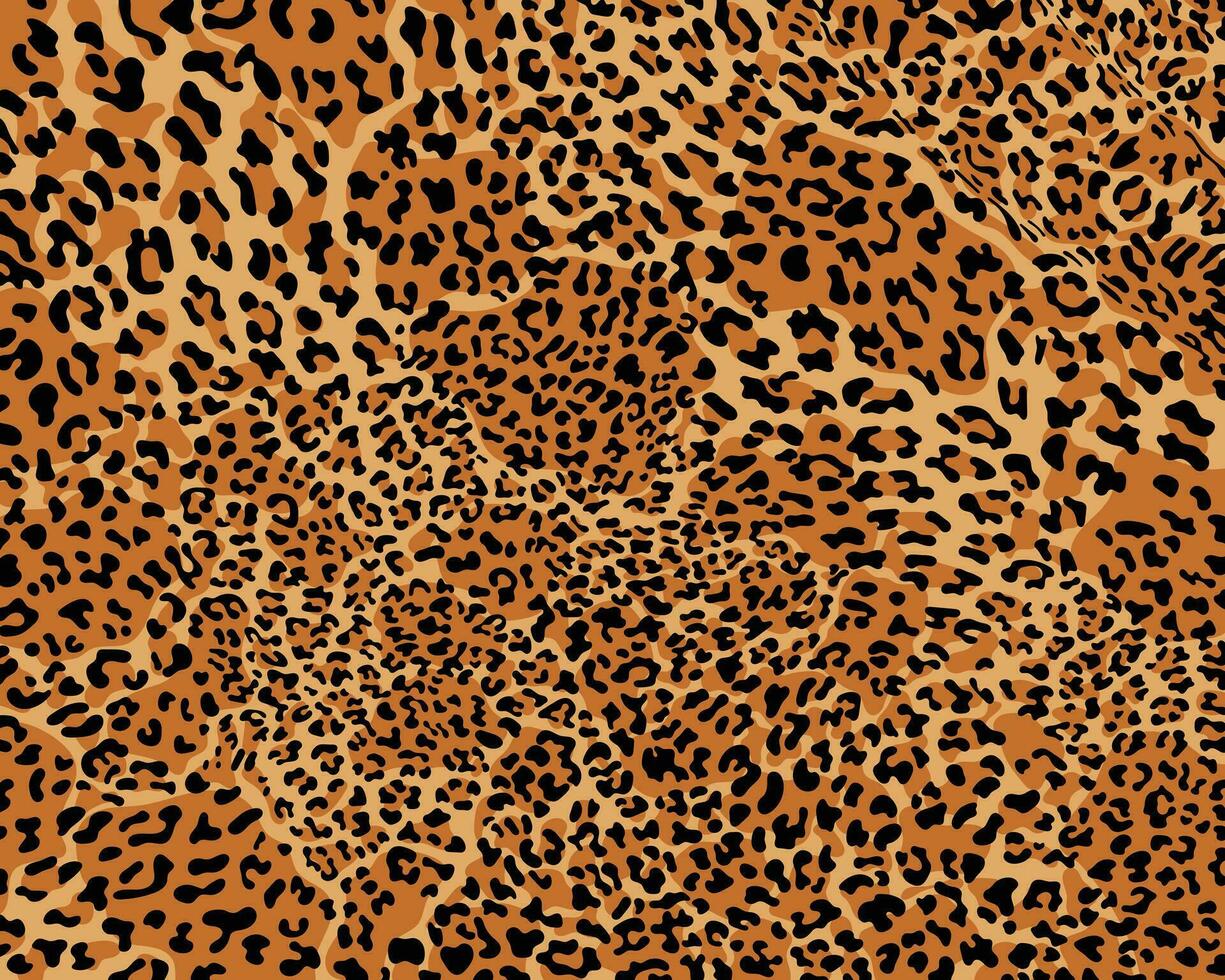 leopardo impresión modelo sin costura antecedentes y impresión o hogar Decorar y más. vector