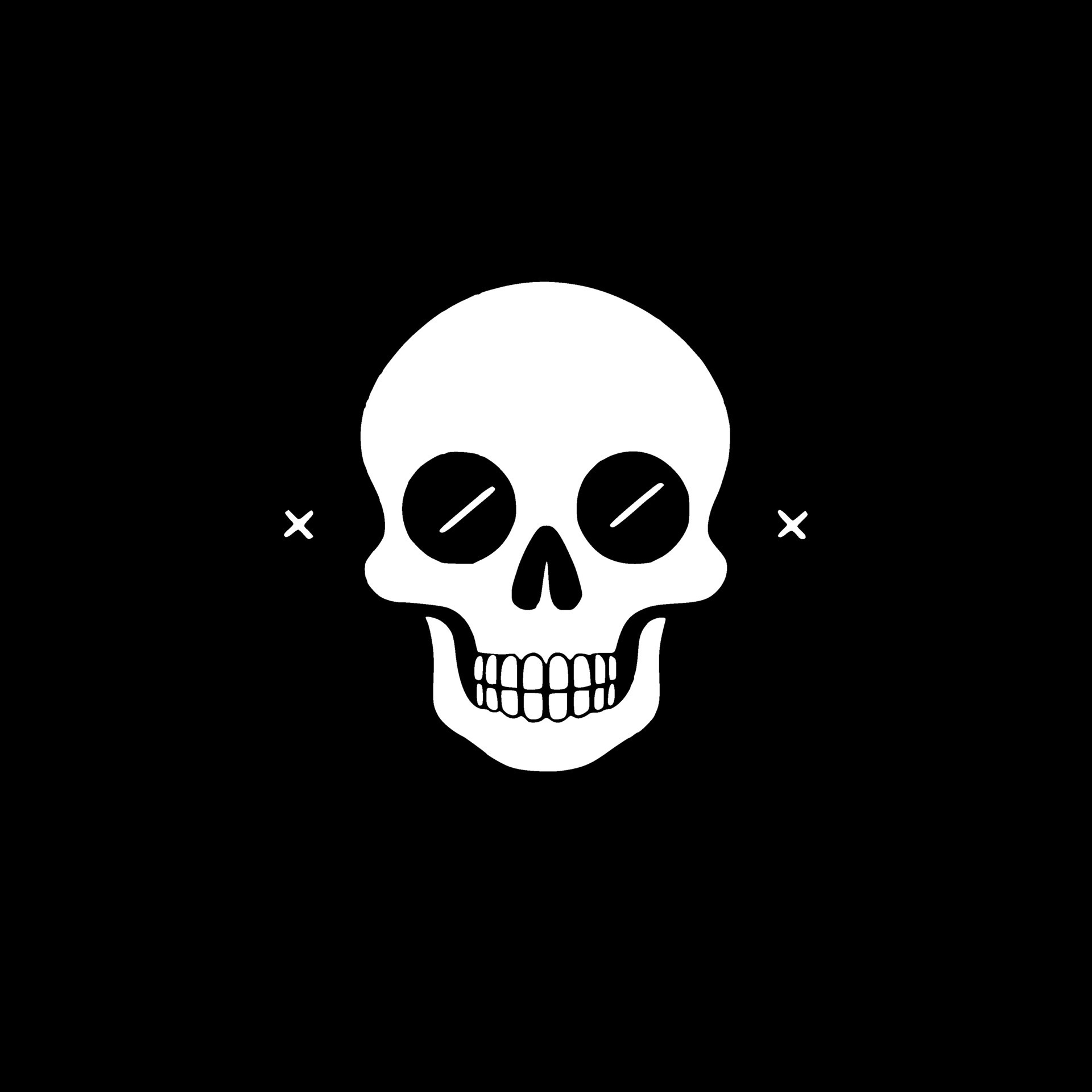 Skeleton, Black and White Vector illustration 28172472 Vector Art at ...