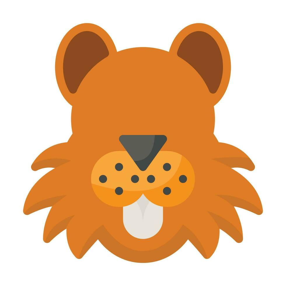 Beaver Flat Icon vector