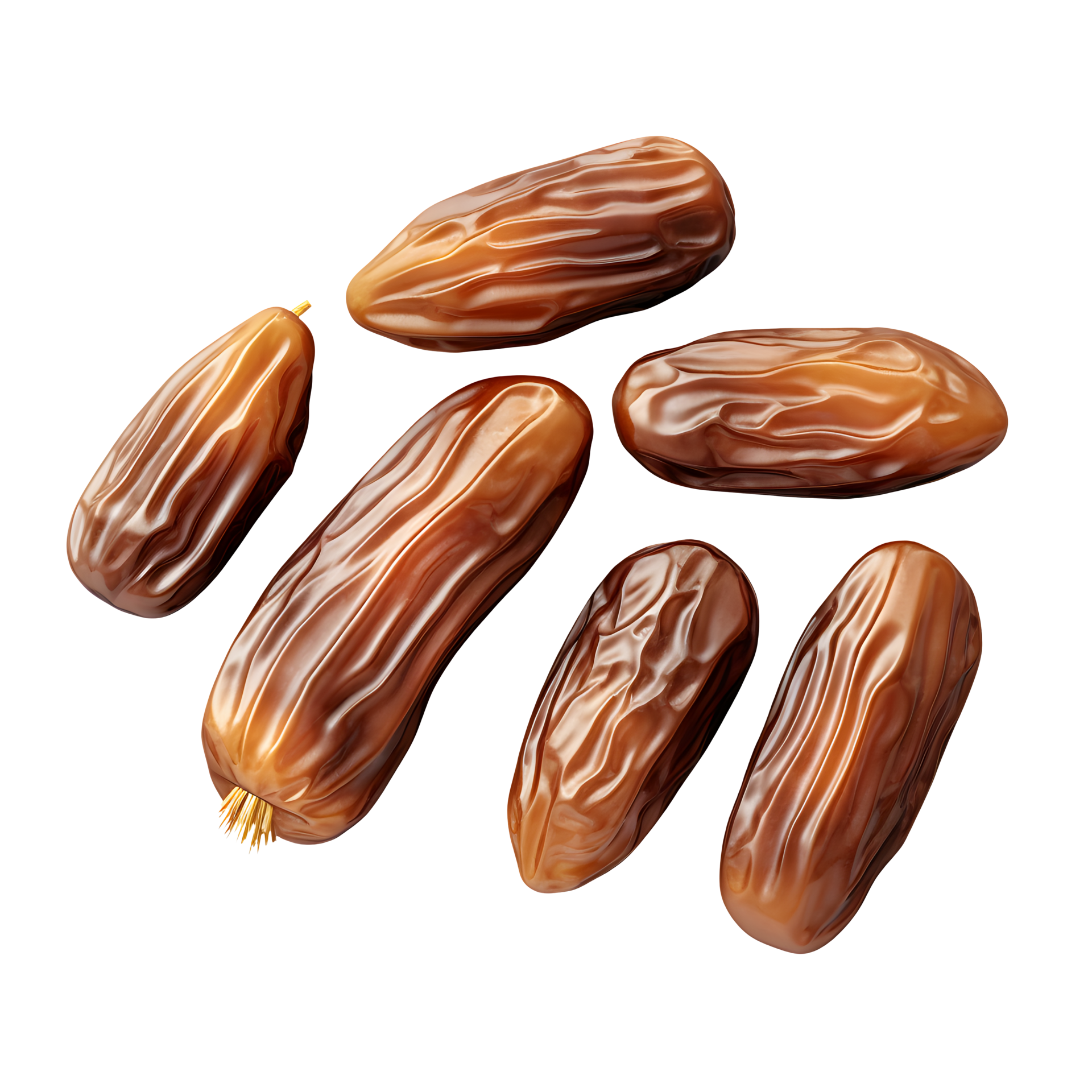 dry dates isolated. AI generated 28172652 PNG