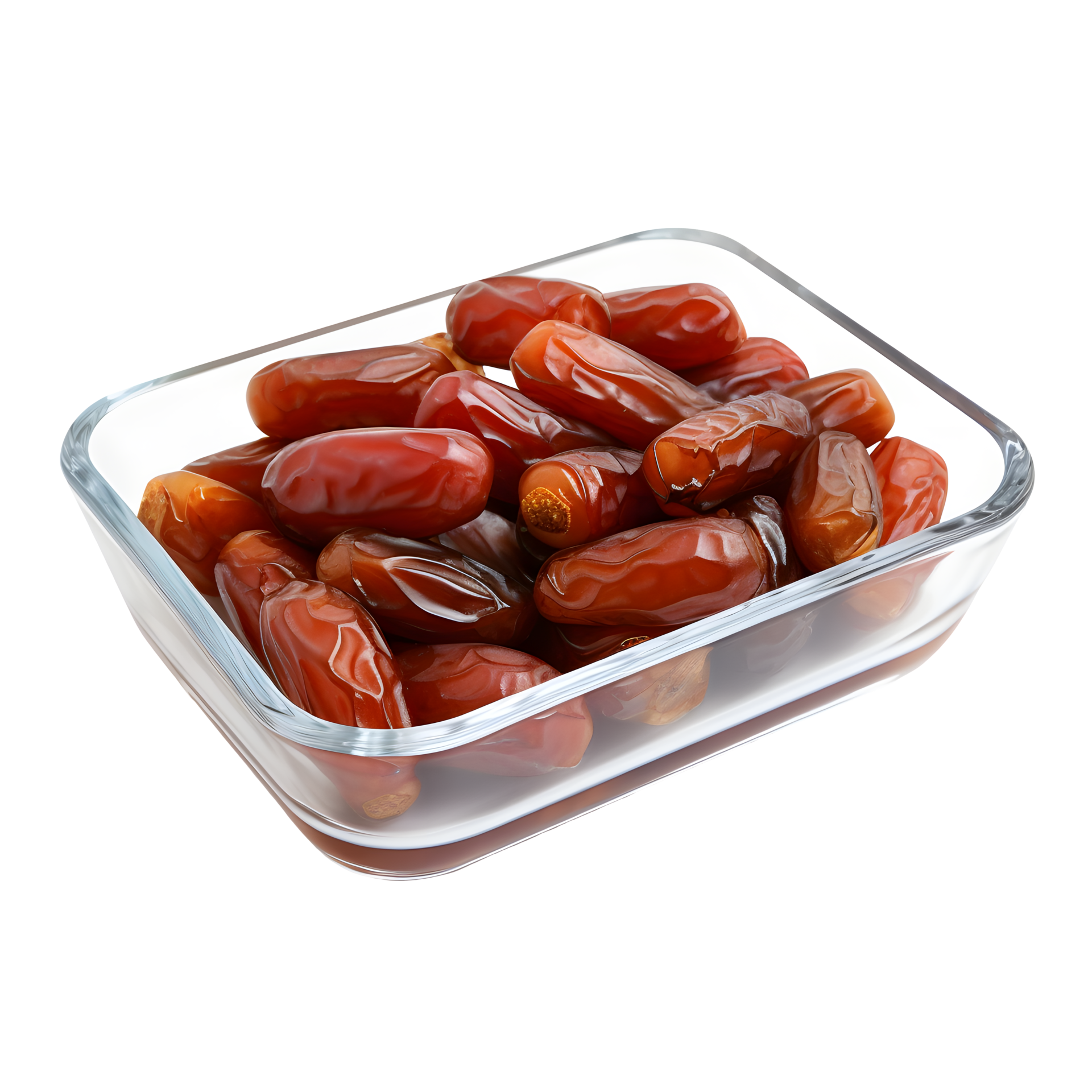 dry dates isolated. AI generated 28172666 PNG