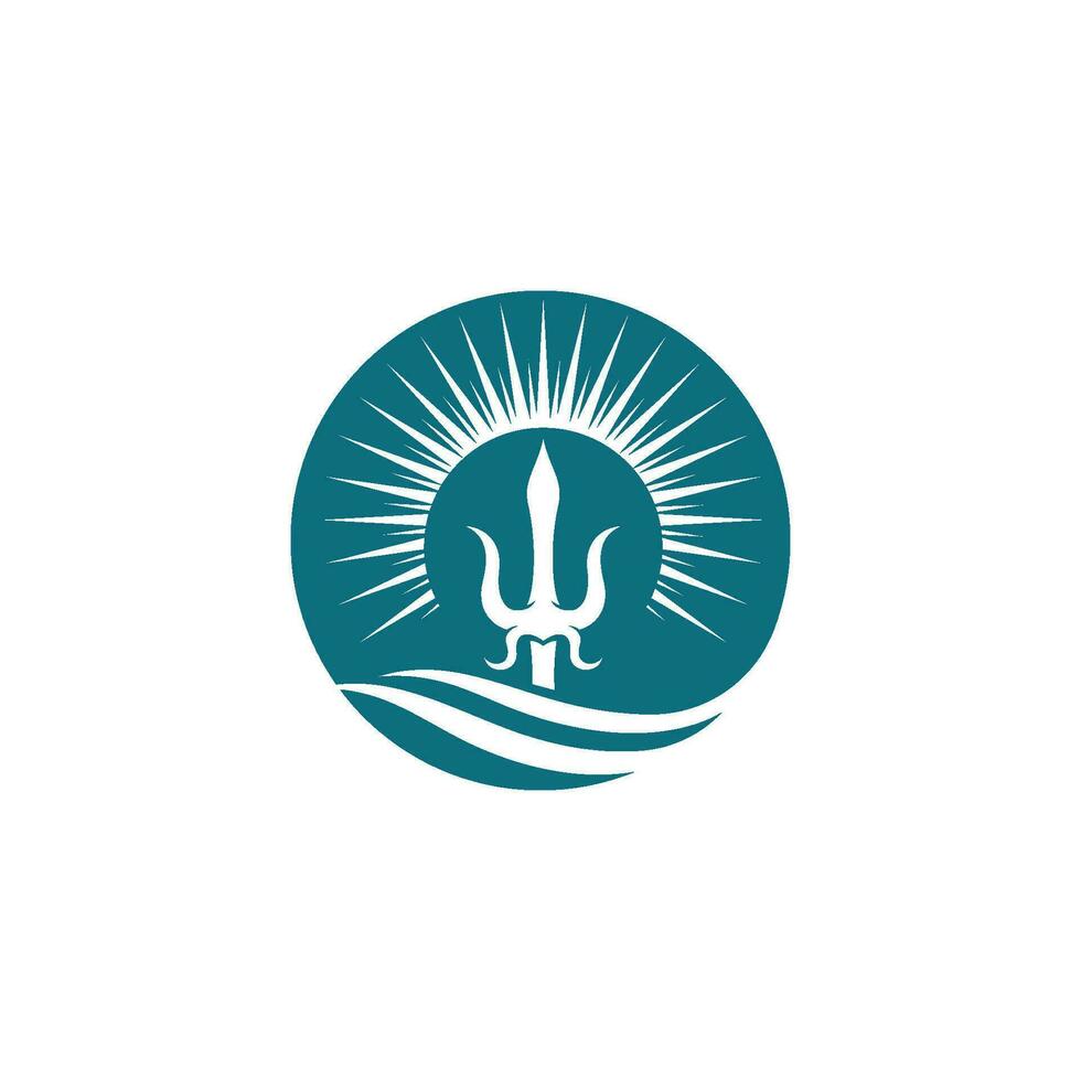 Trident Logo Template vector icon