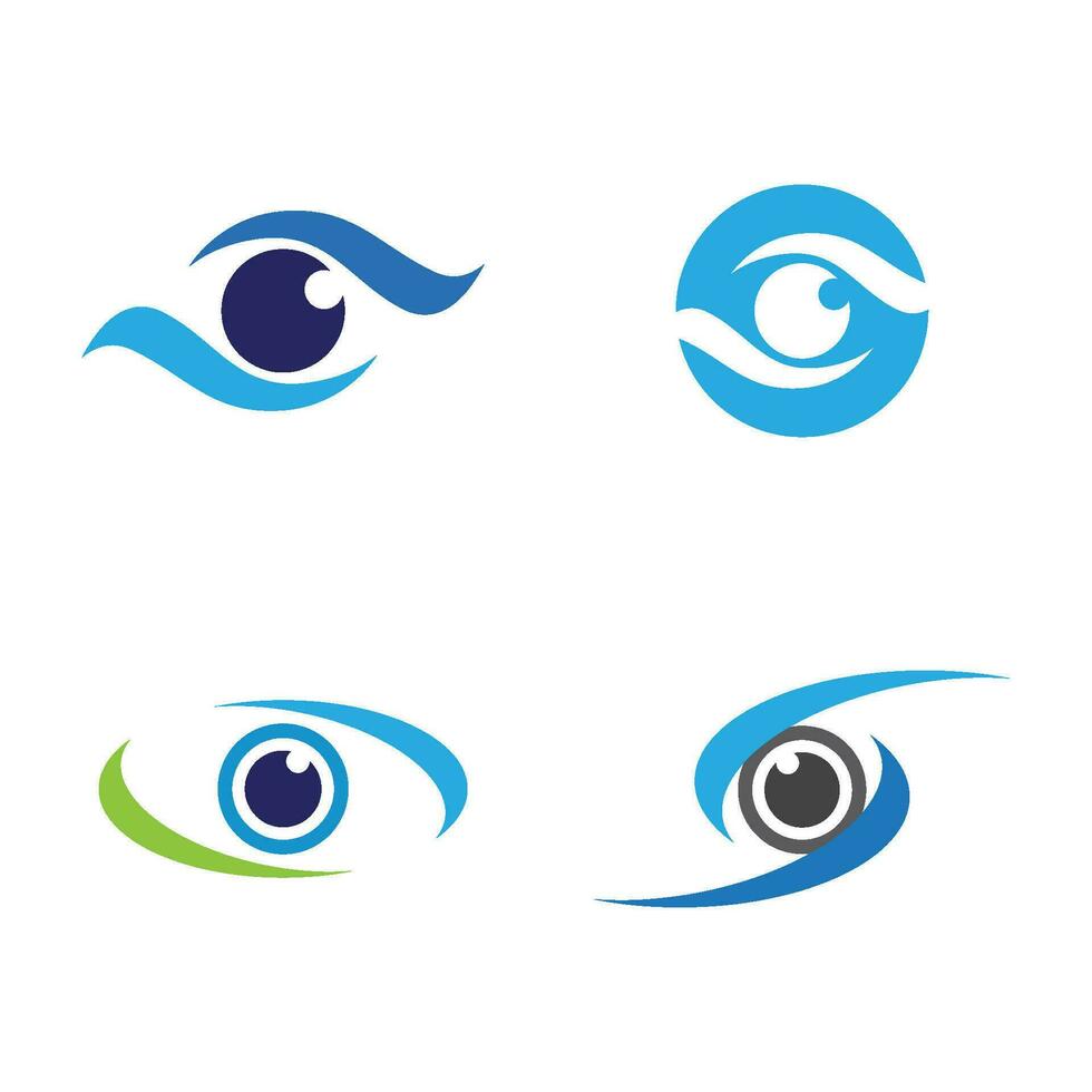 Eye Care vector logo design