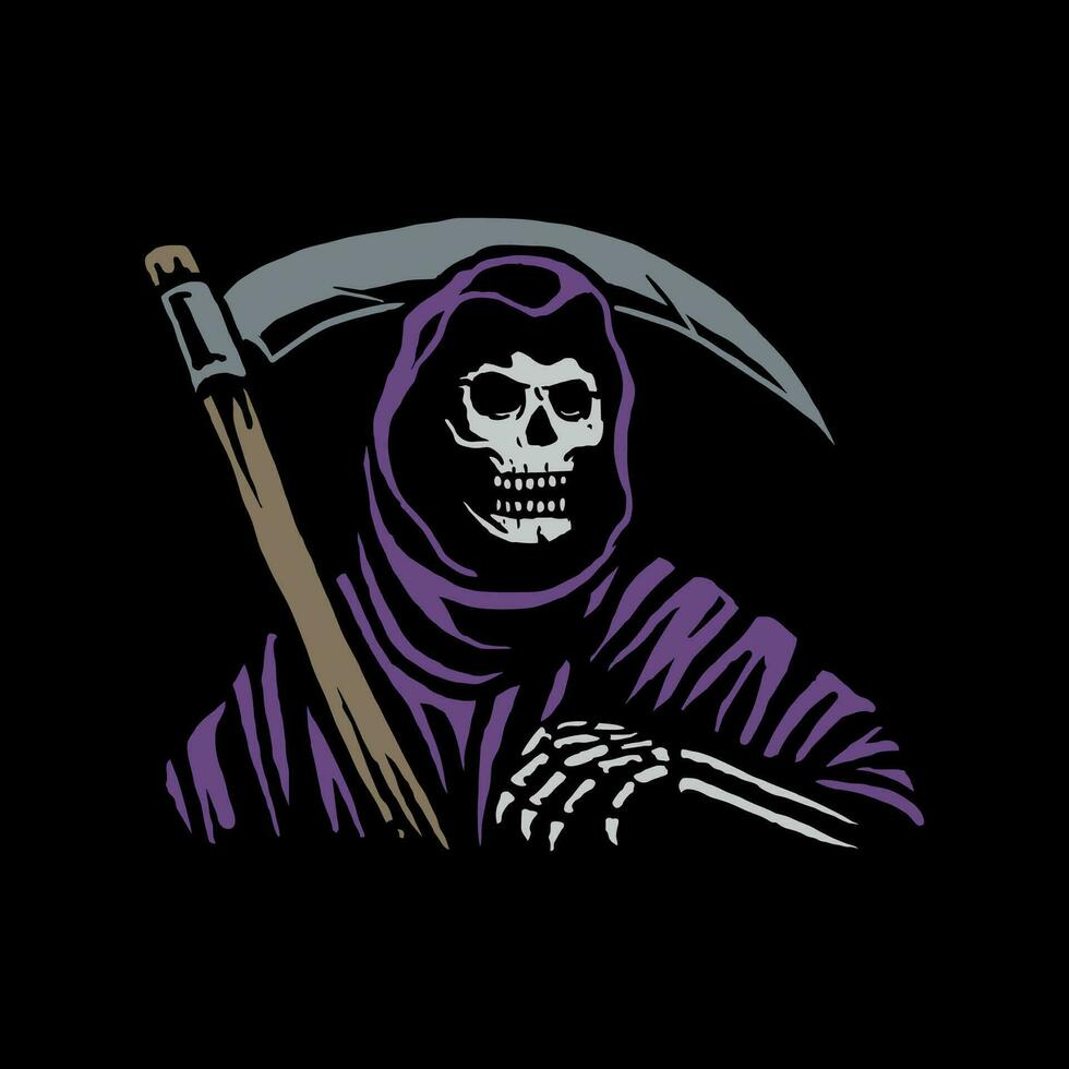 Grim reaper darkness vector design