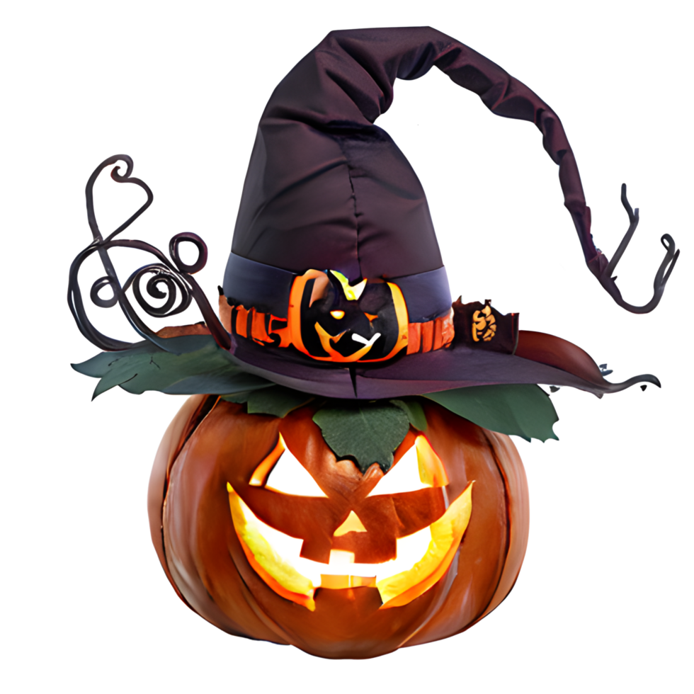 Jack O Lantern Transparent Background Ai Generative png