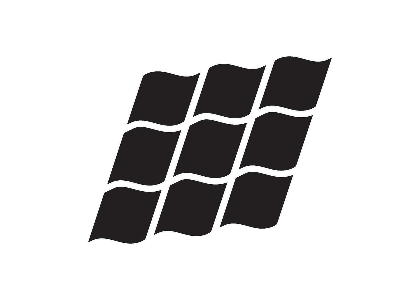 roof tile icon design vector isolated