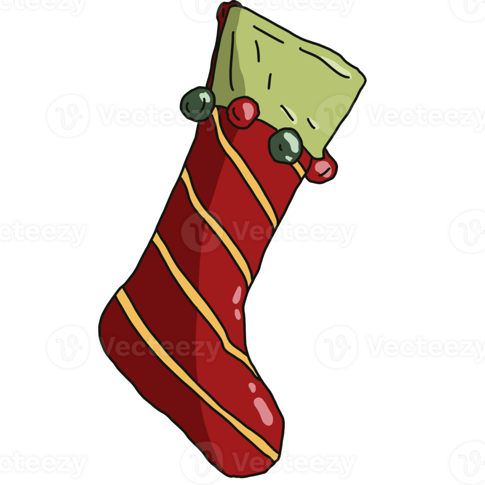 christmas-sock-illustration-28174636-png