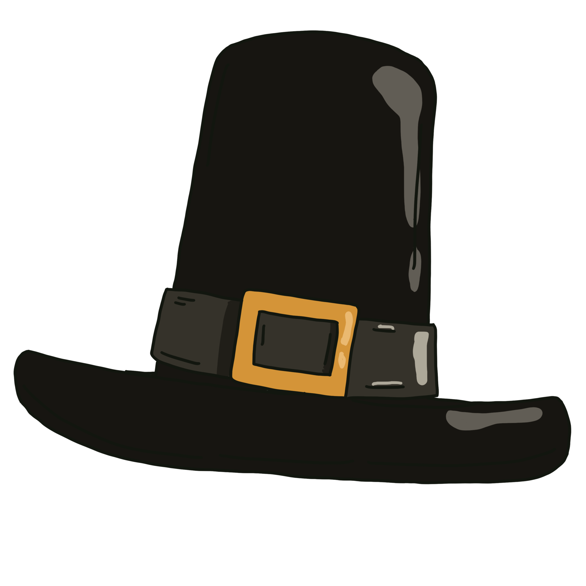 Pilgrim Hat Clip Art PNG Image​