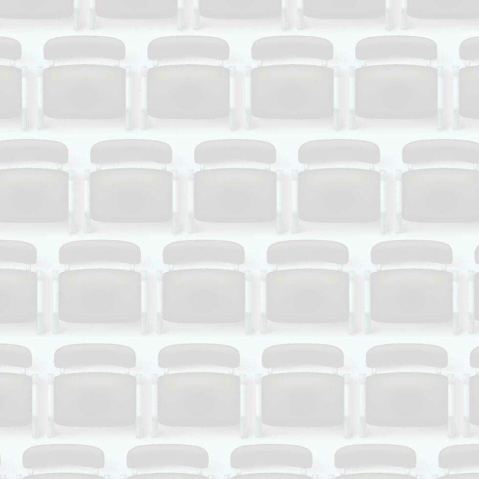 a lot of chairs top view vector
