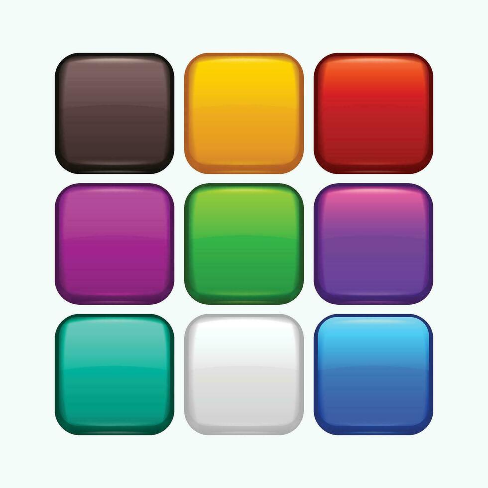labels colored set vector