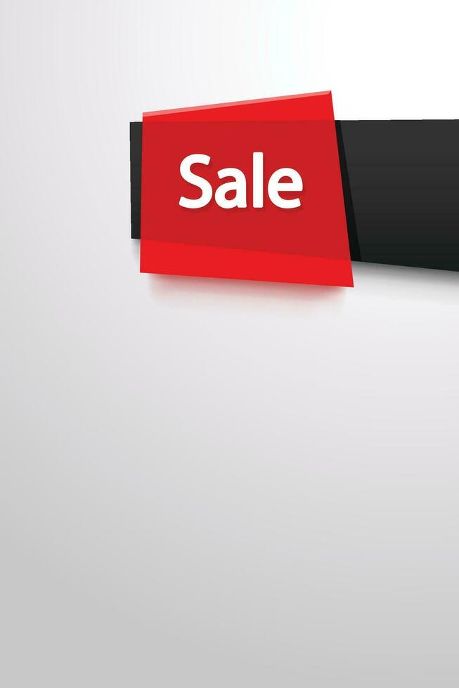 sale banner on bright background vector