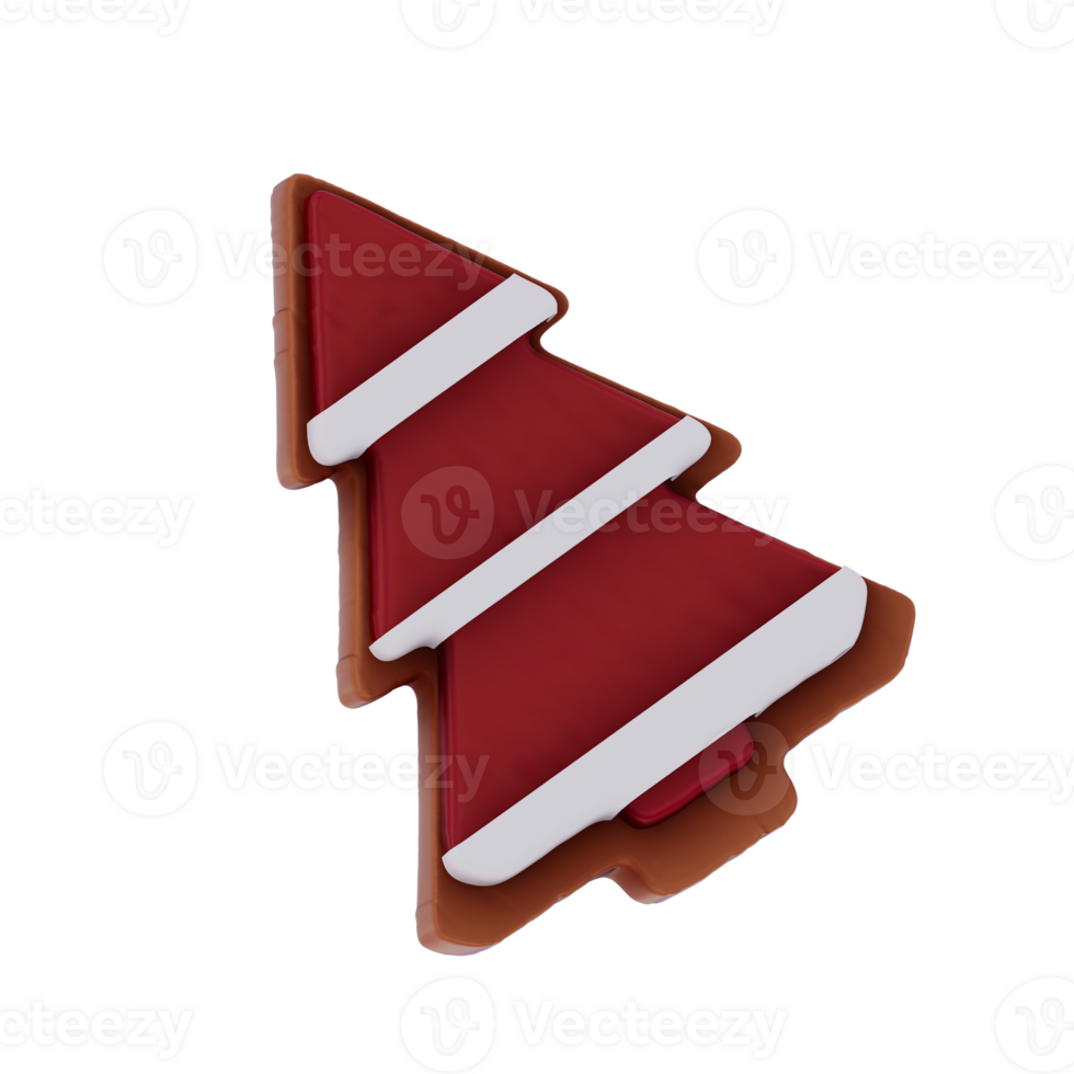 3d realistic Christmas day on transparent background . Pro png