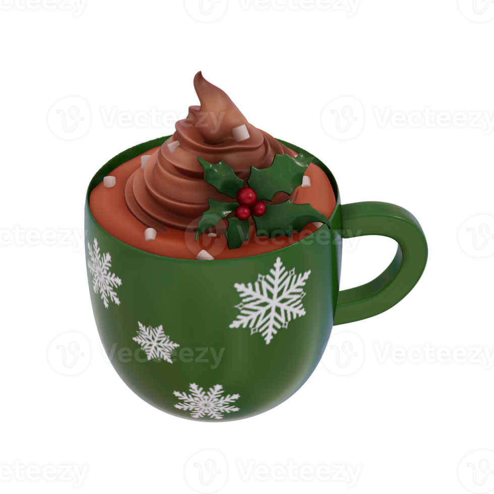 3d realistic Christmas day on transparent background . Pro png