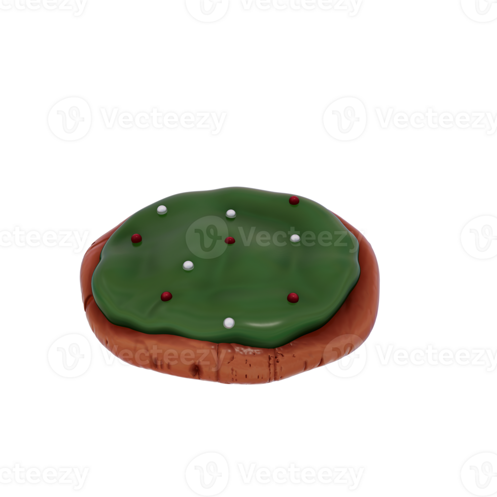 3d realistic Christmas day on transparent background . Pro png