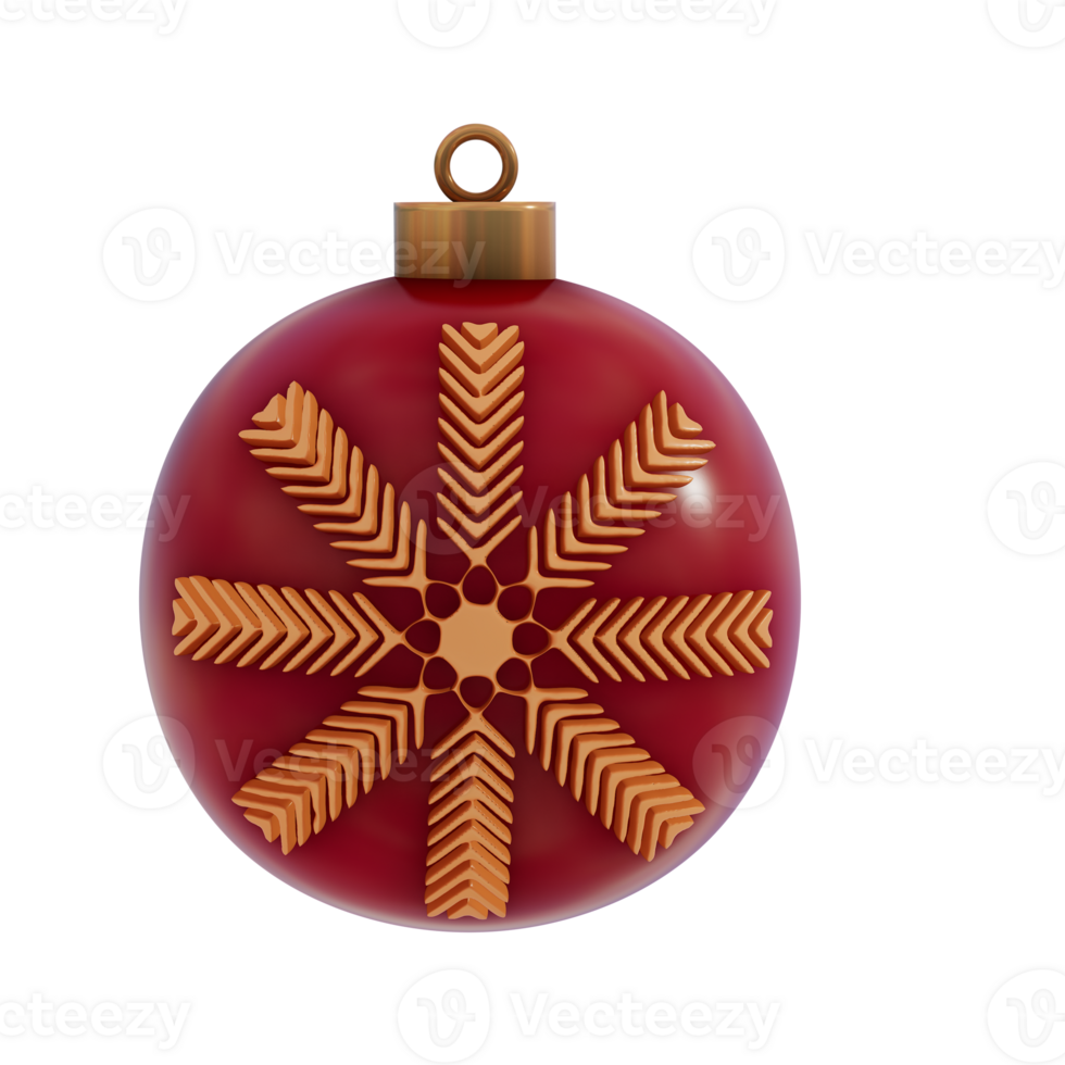 3d realistic Christmas day on transparent background . Pro png