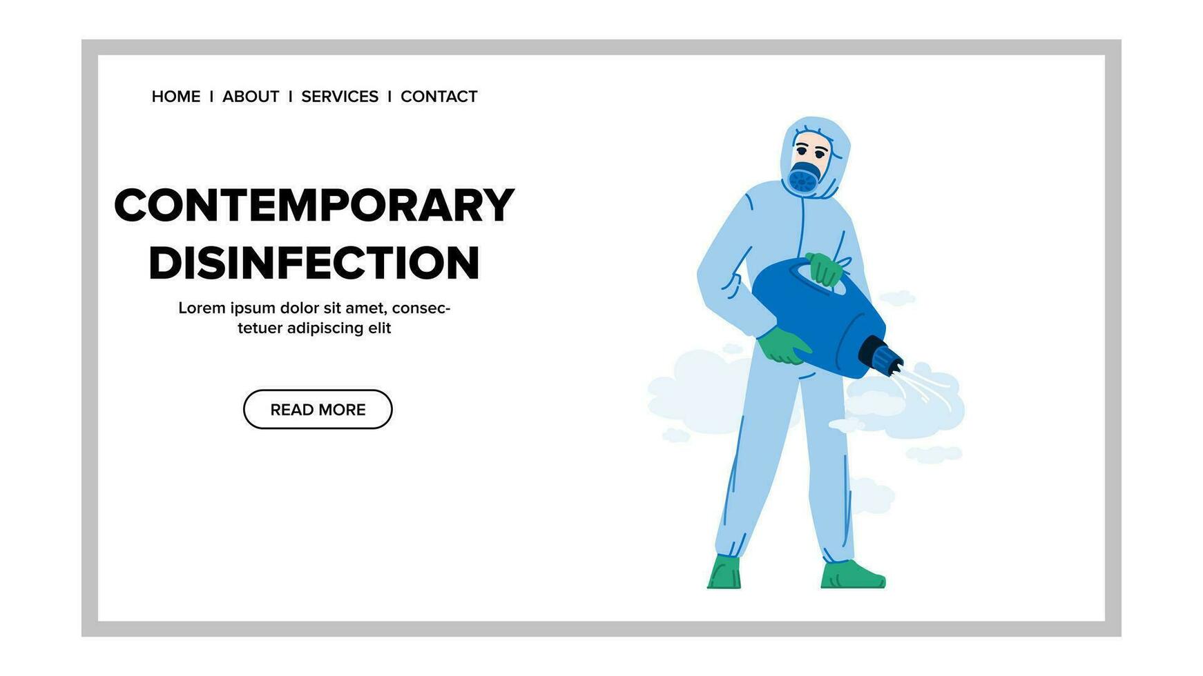 service contemporary disinfection vector