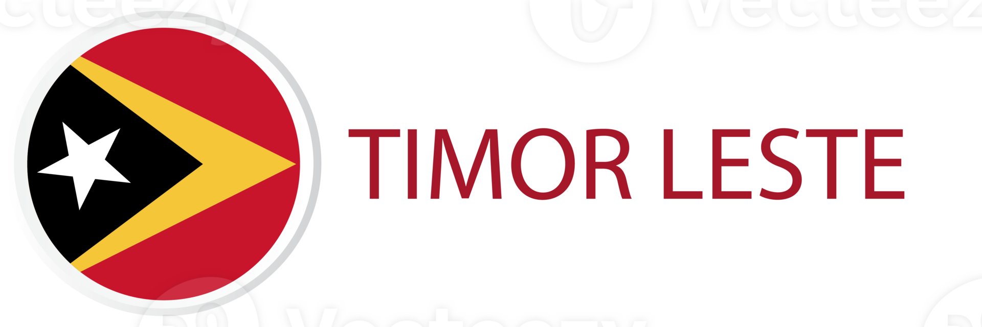 Timor Leste flag in web button, button icons. png