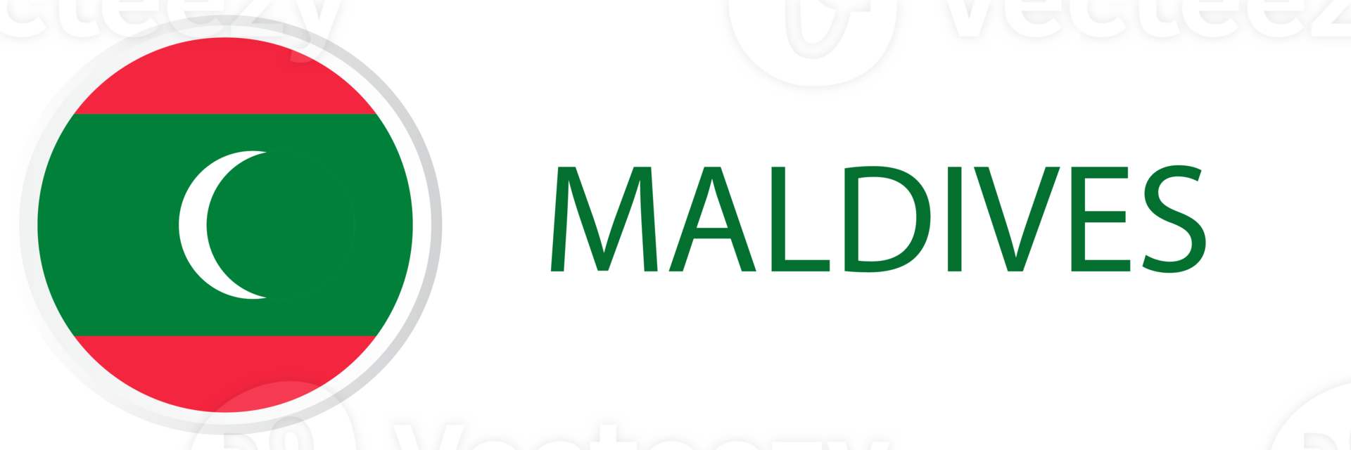 Maldives flag in web button, button icons. png