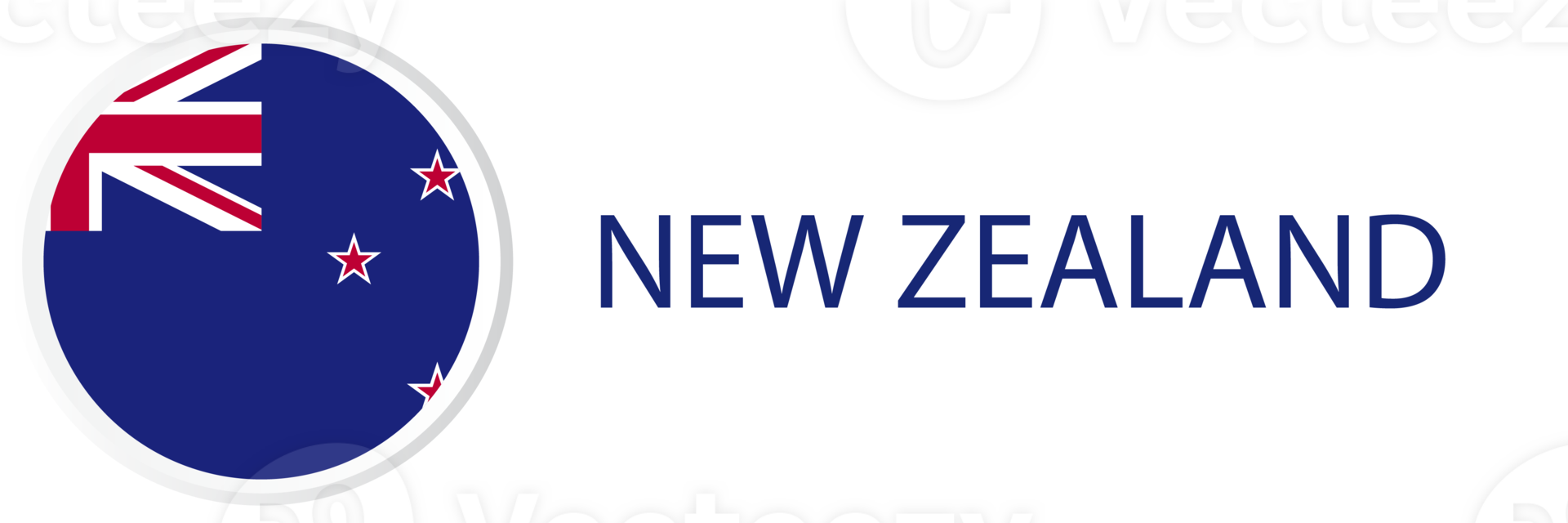 New Zealand flag in web button, button icons. png