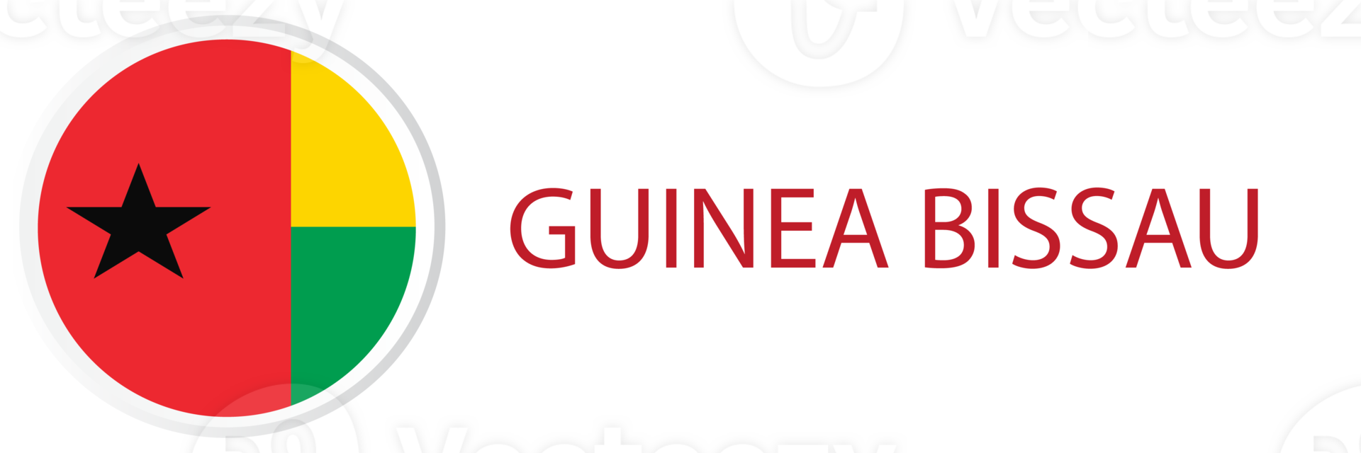 Guinea Bissau flag in button web. png