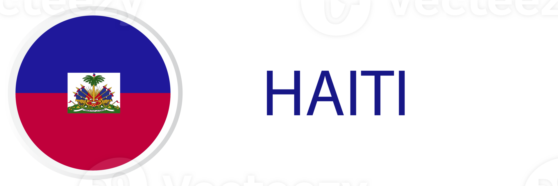Haiti flag in web button, button icons. png