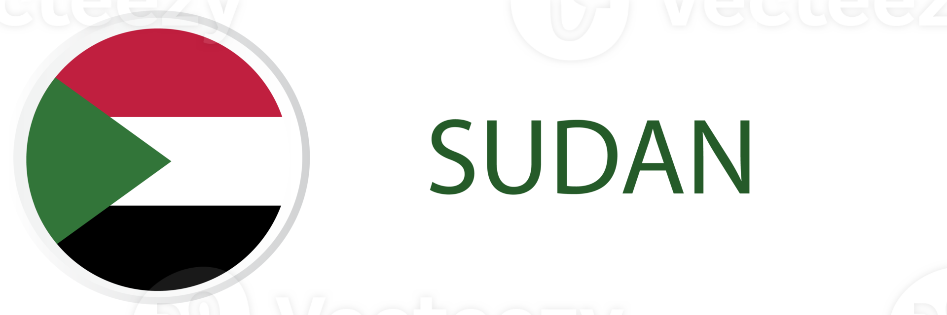 Sudan flag in button web. png