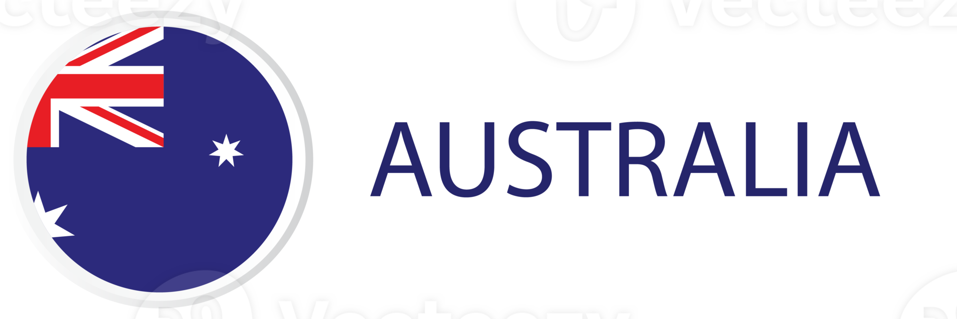 Australia flag in web button, button icons. png