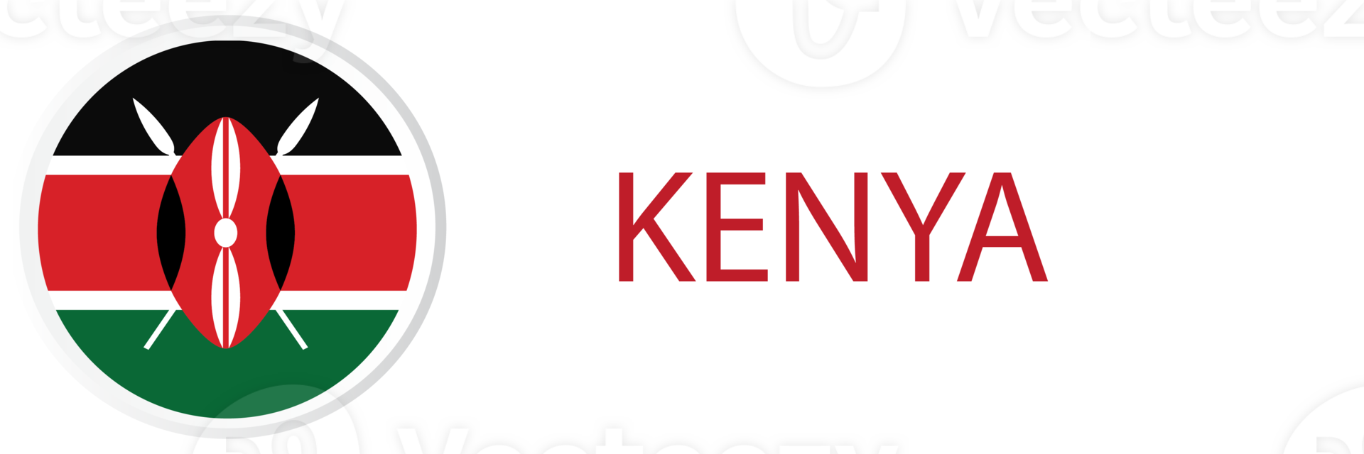 Kenya flag in button web. png