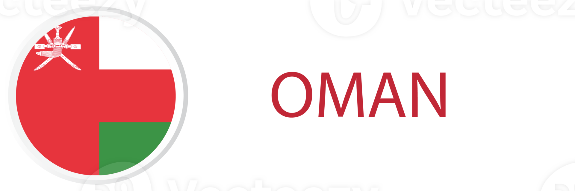 Oman flag in web button, button icons. png