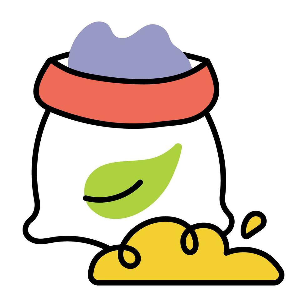 Trendy Fertilizer Bag vector