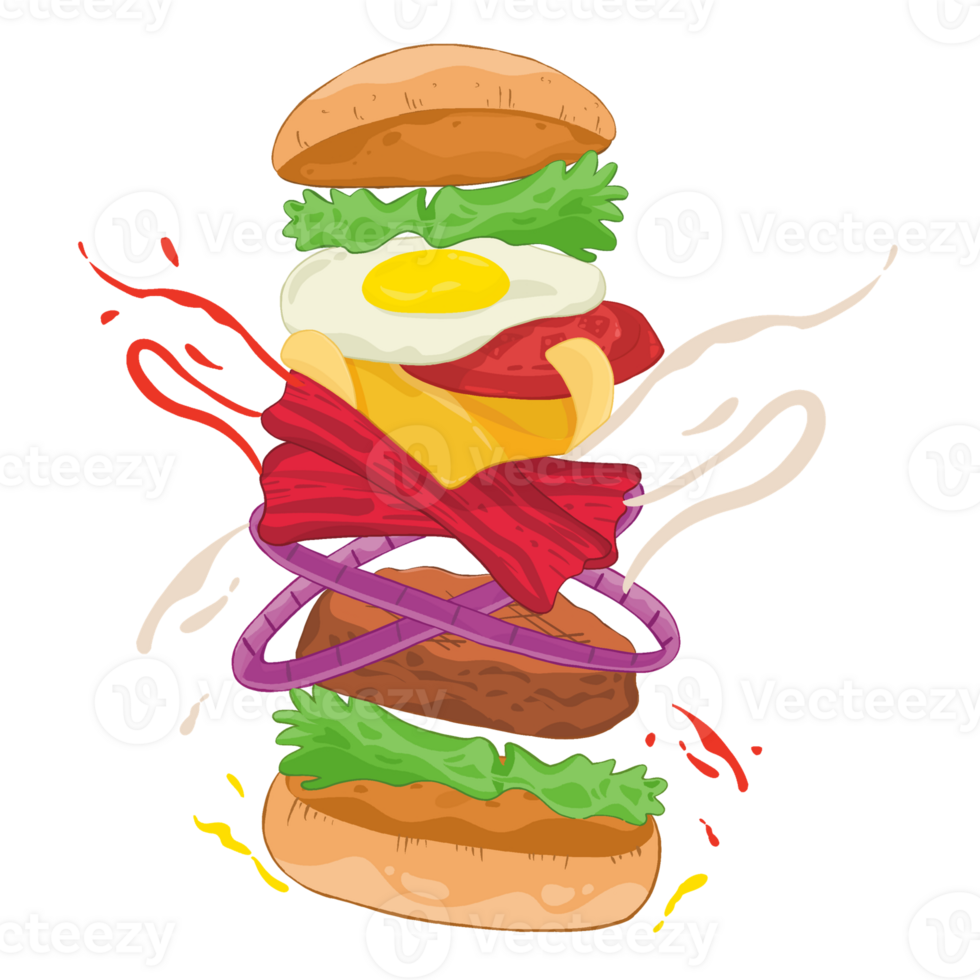 Fast Food Illustration png