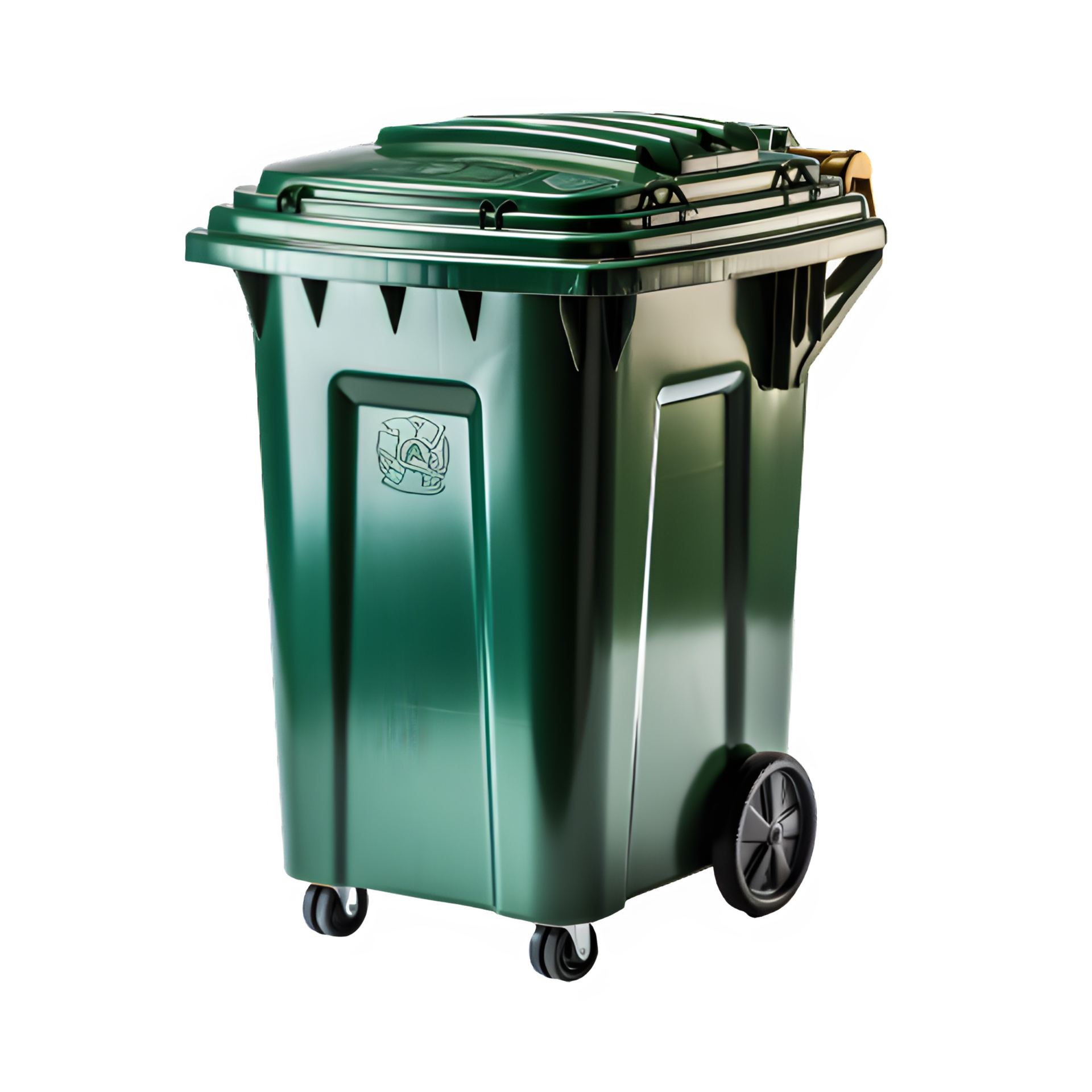 Green Garbage Bin Cut Out Png green Trash Can Isolated On Transparent 