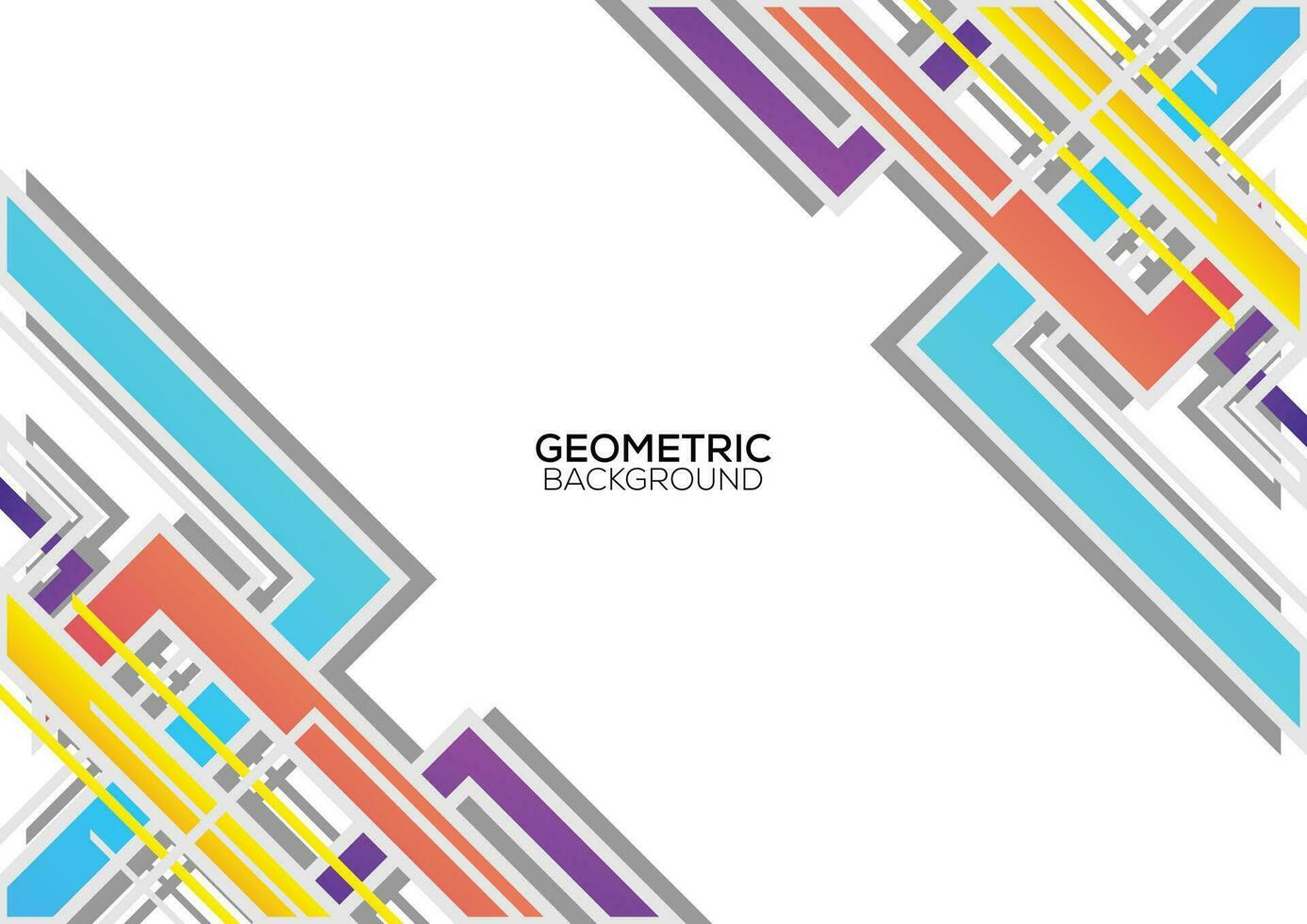 geometric background design abstract modern vector