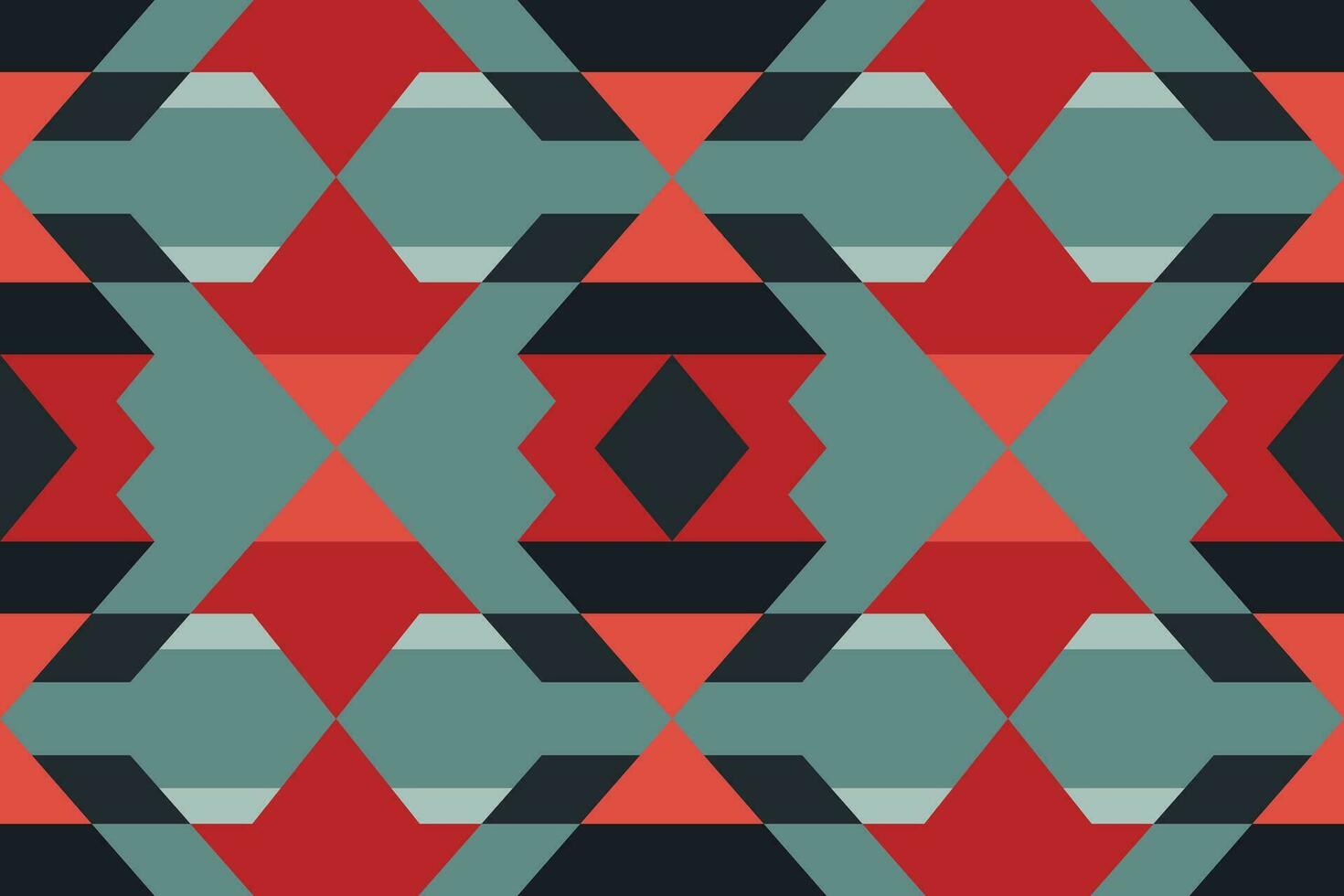 Modern geometric shapes patterns, seamless vector illustration. Pattern designs with modern geometric shapes can be printed as a background image or used for rugs, carpets, or textile fabric.