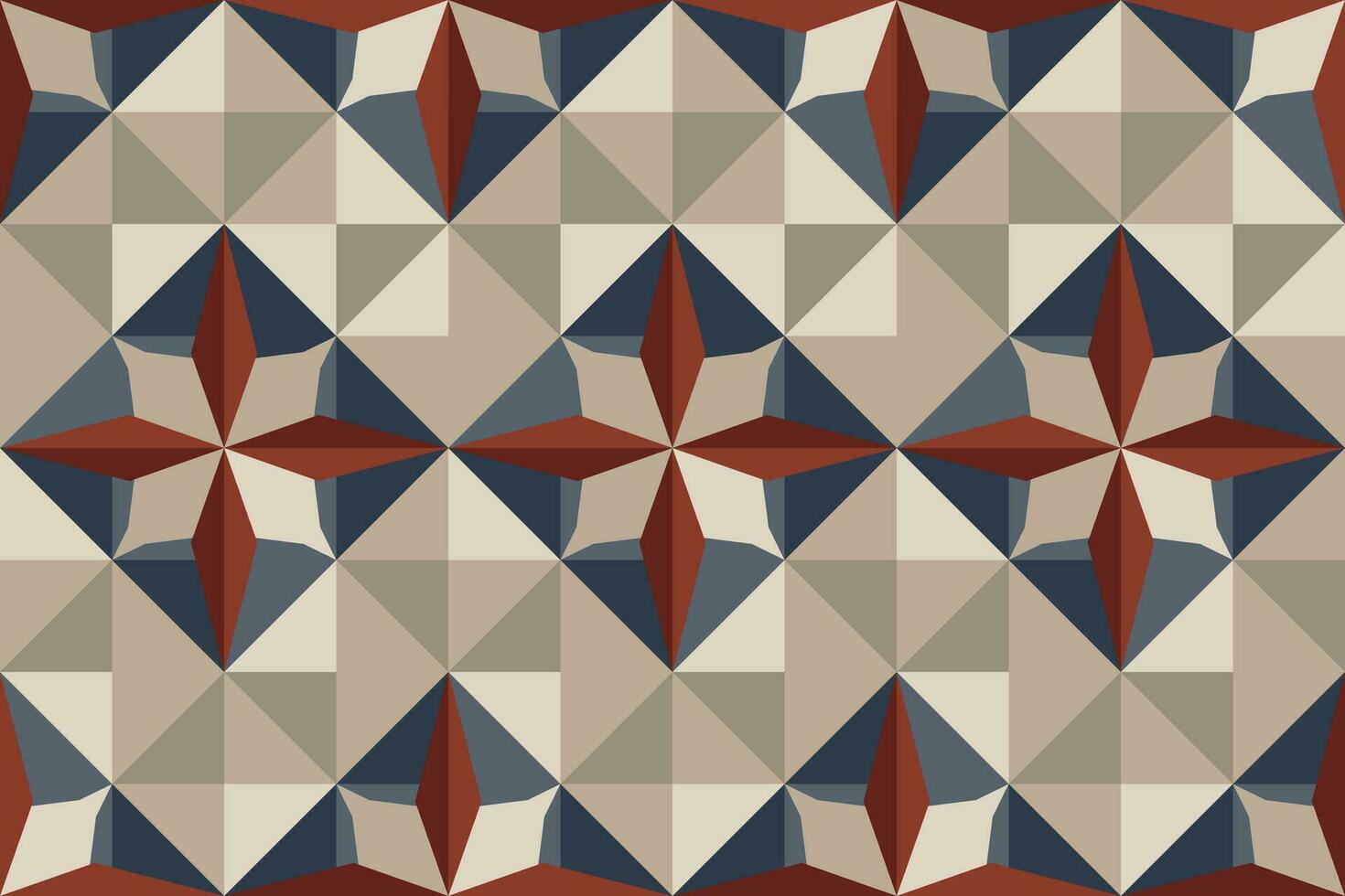 Seamless Pattern Vector Illustration.This captivating design combines intricate geometric shapes and soothing color palettes to create a mesmerizing visual feast that's perfect for gift wrapping paper
