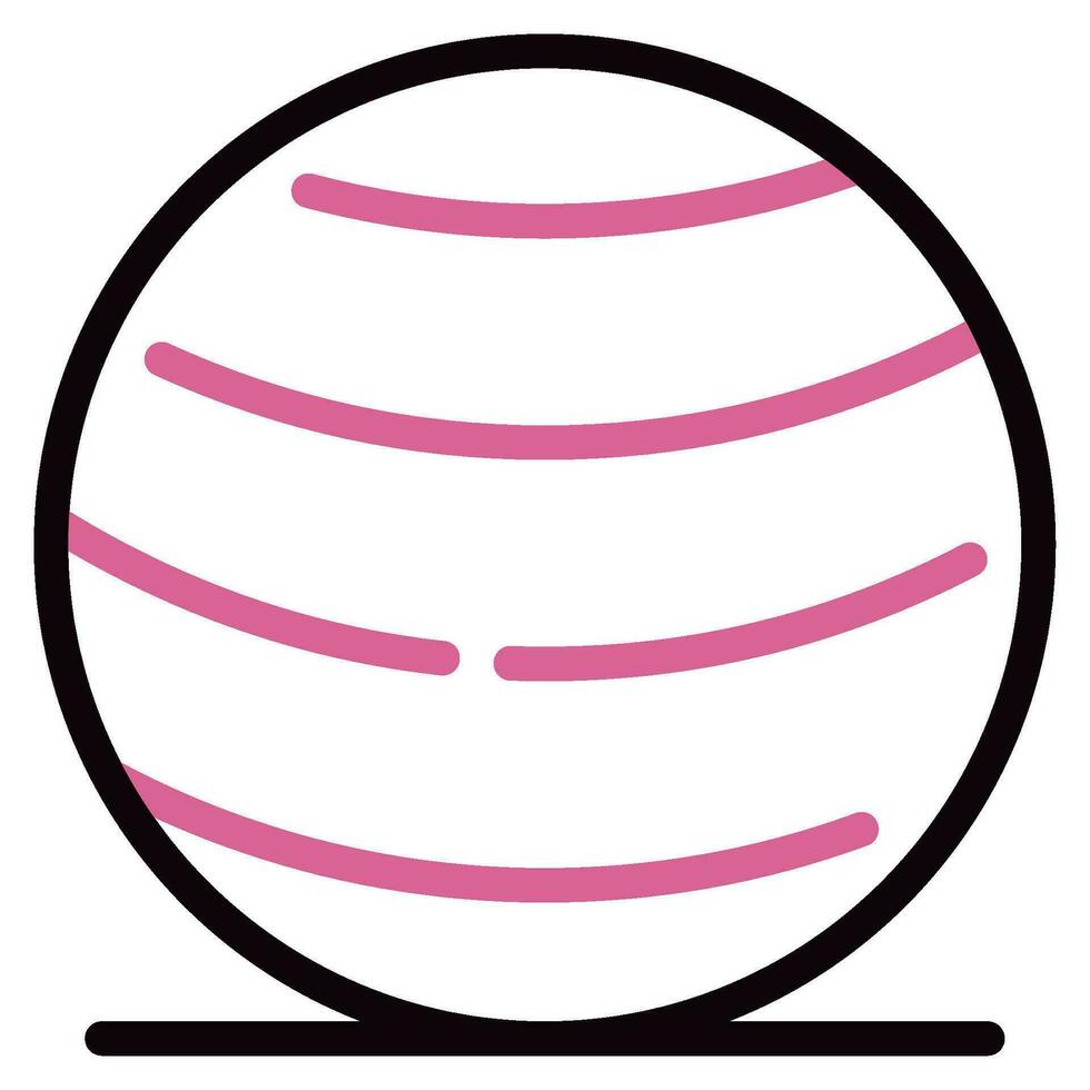 Balance Ball Icon illustration vector