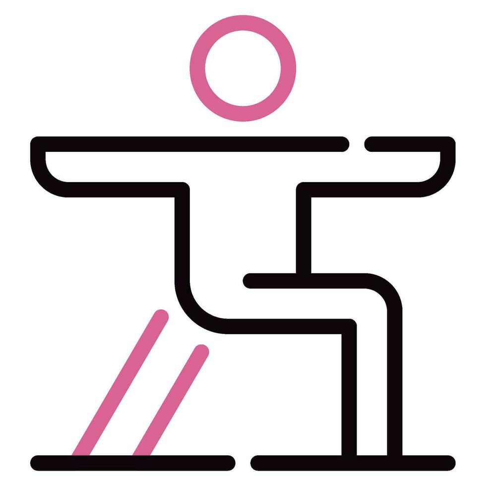 Pilates Session Icon illustration vector