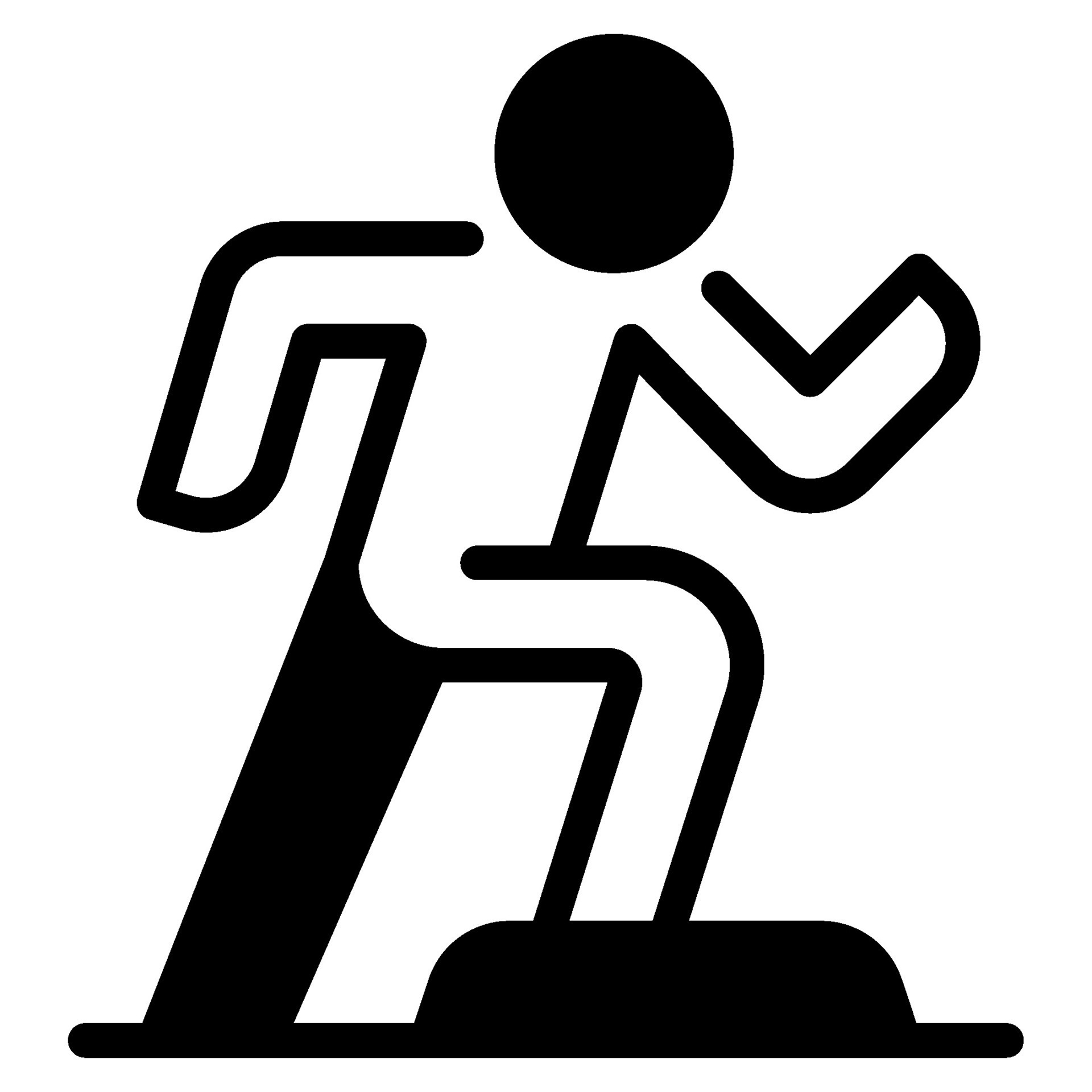 Aerobic Dance Icon illustration 28176812 Vector Art at Vecteezy