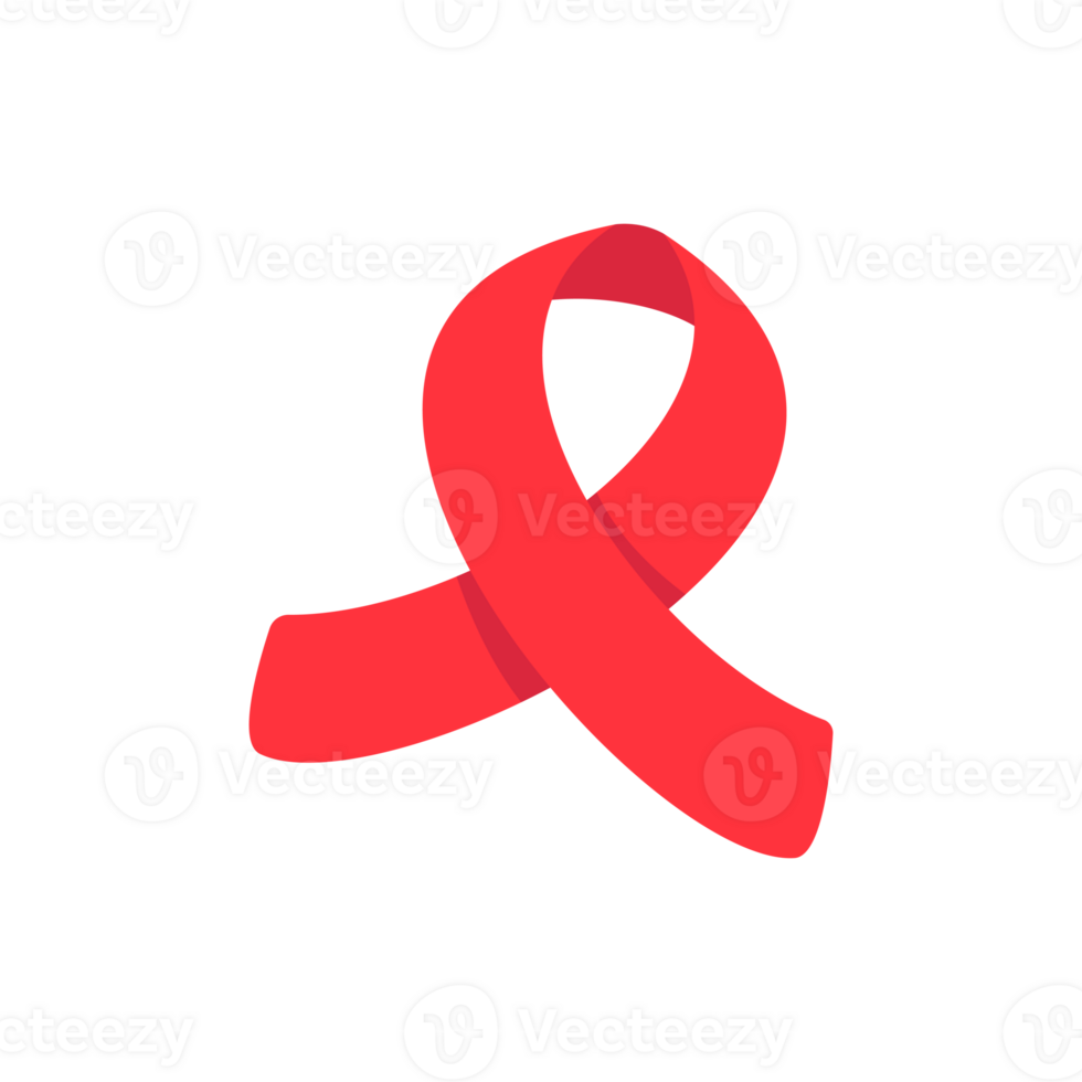 röd korsa band värld AIDS dag medvetenhet kampanj tecken förebyggande av smittsam sjukdomar png