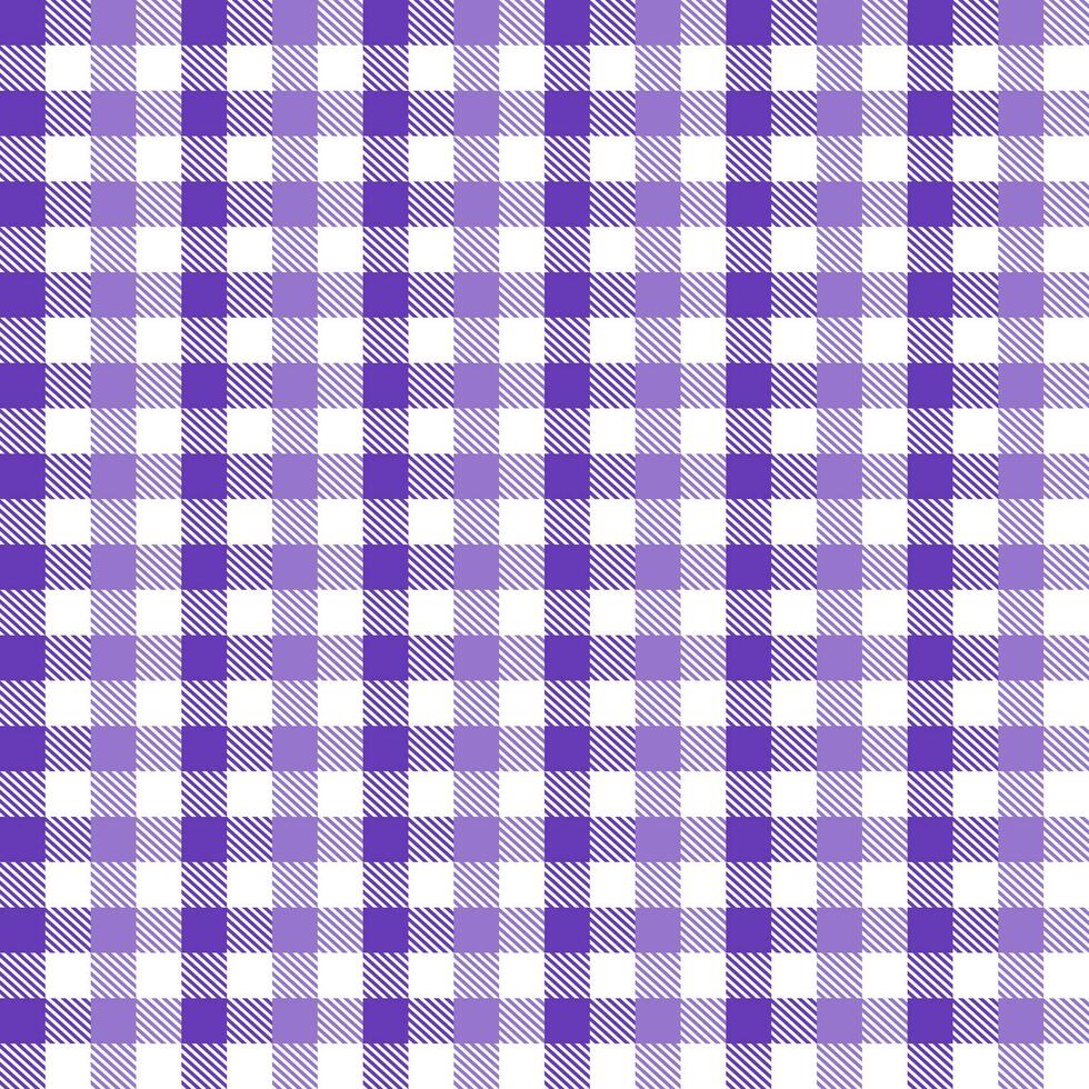 Purple plaid pattern with herringbone pattern inside background. plaid pattern background. plaid background. Seamless pattern. for backdrop, decoration, gift wrapping, gingham tablecloth, blanket vector