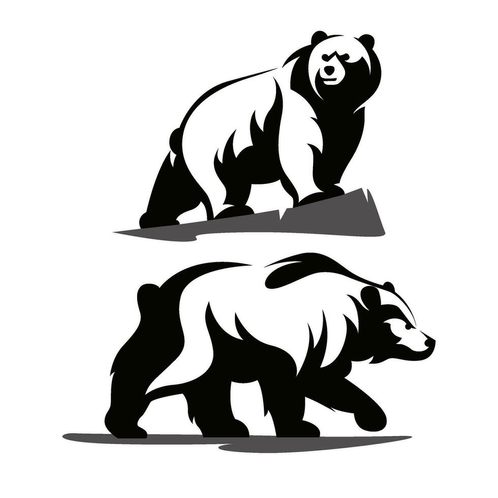 Bears Majestic Encounter vector