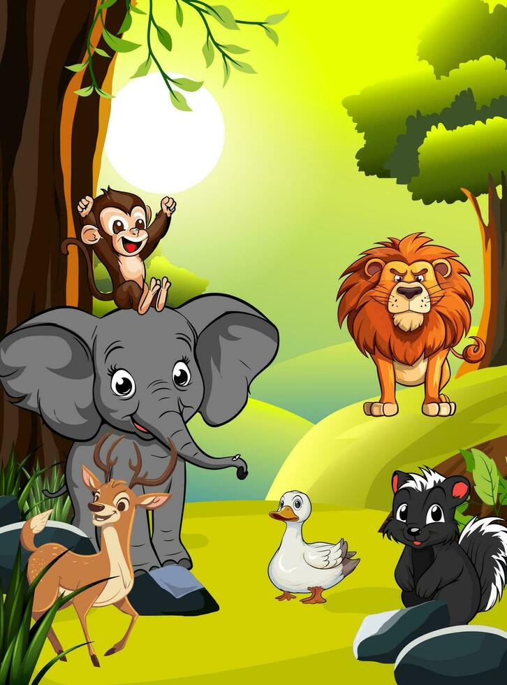 World animal day illustration vector