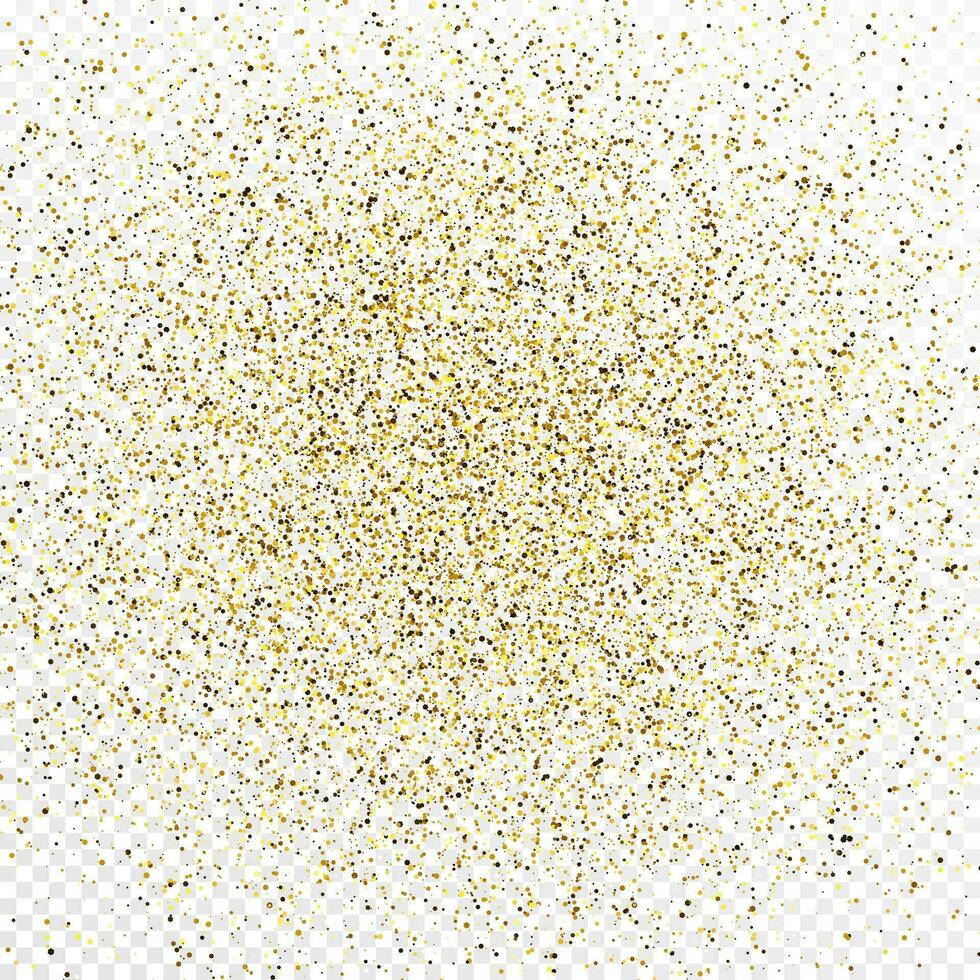 Gold glitter celebratory confetti background vector