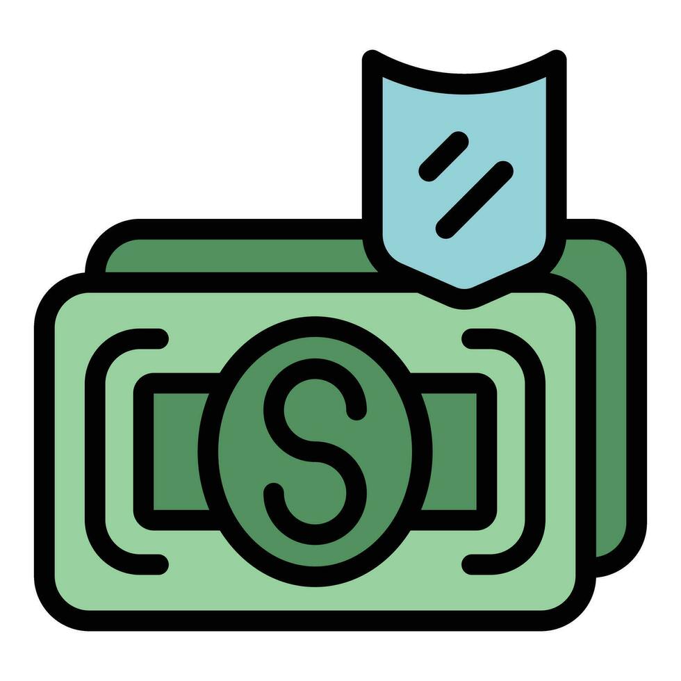 Money charity icon vector flat