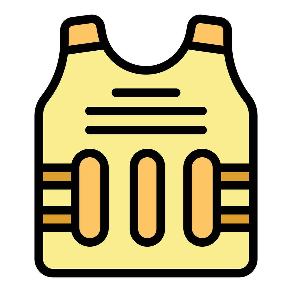 Team vest icon vector flat