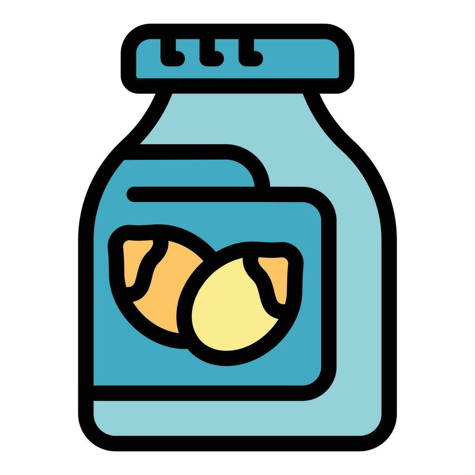 Snack butter icon vector flat