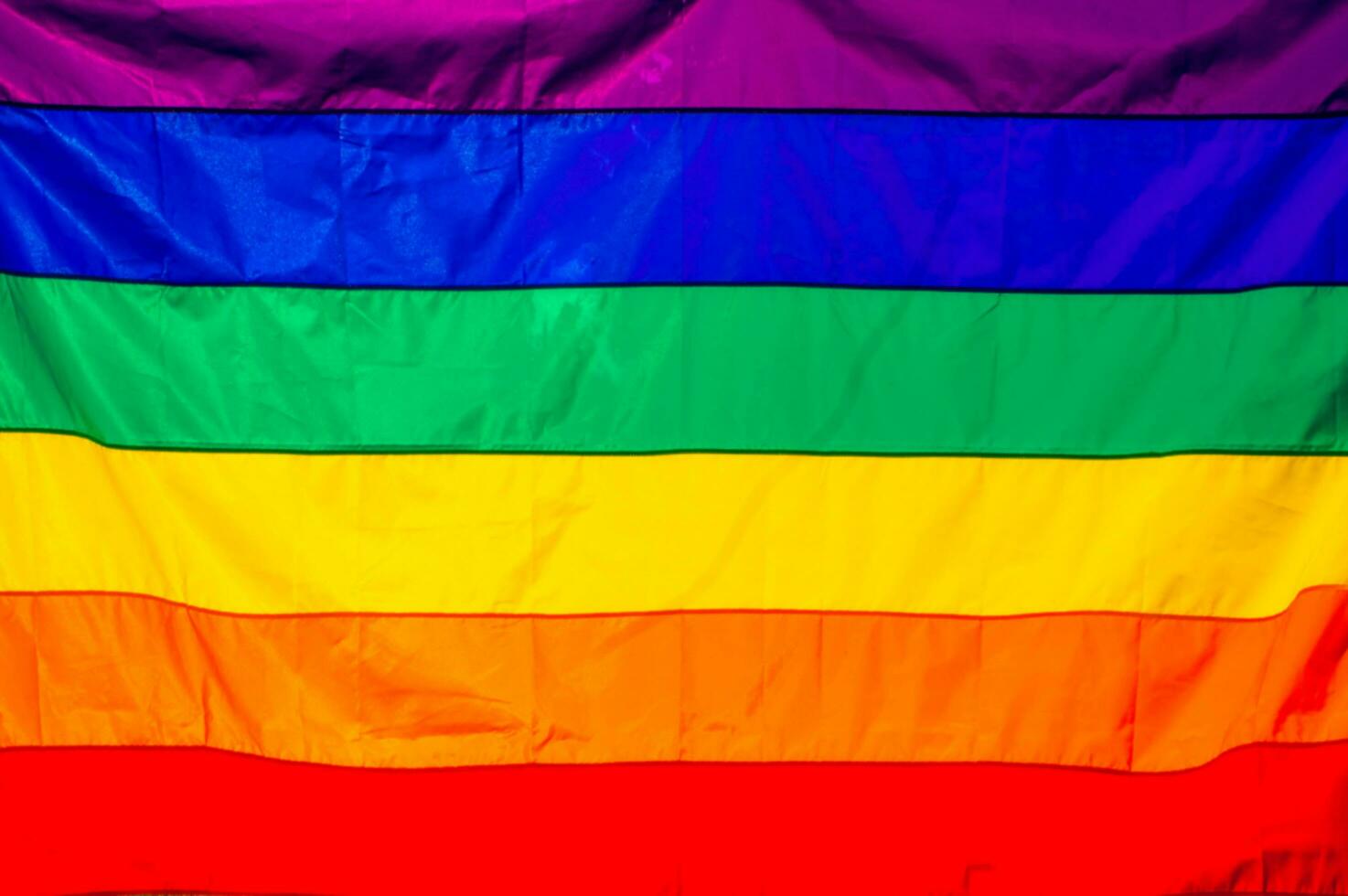 rainbow flag photo