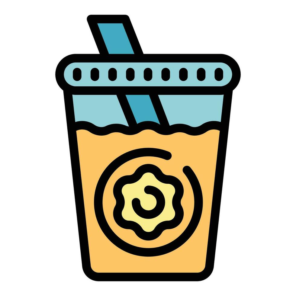 Nature juice icon vector flat