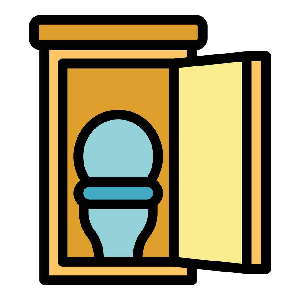 Mother wc icon vector flat