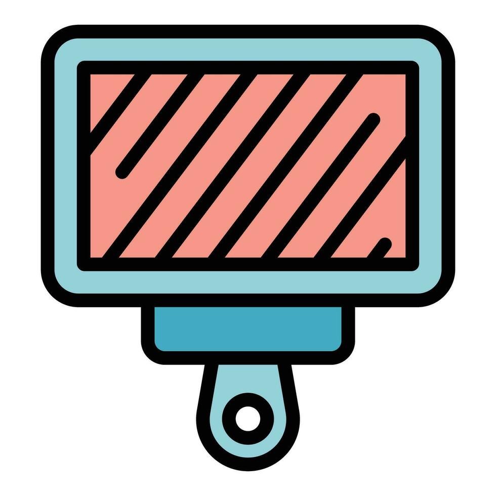 Chop icon vector flat